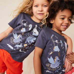 NWT Mini Boden GITD Constellations T-Shirt 4/5